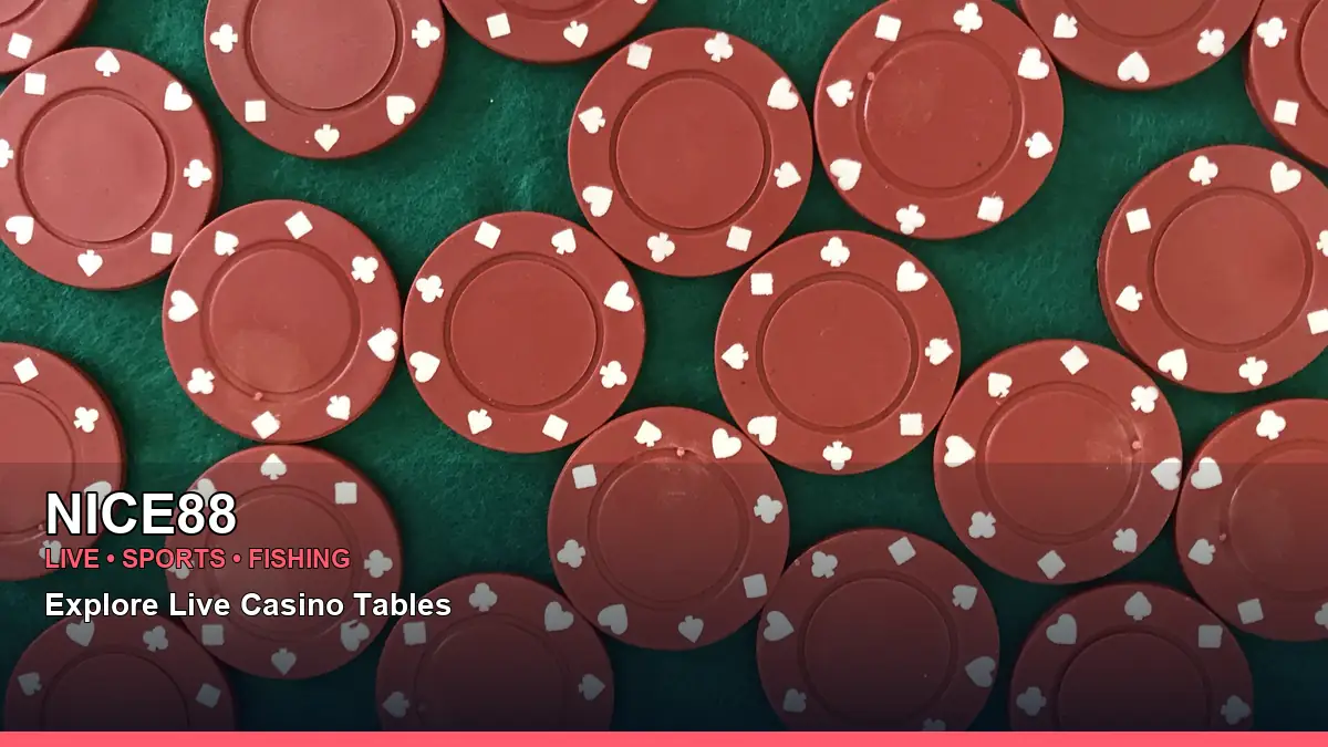 NICE88 live casino tables for Philippine players