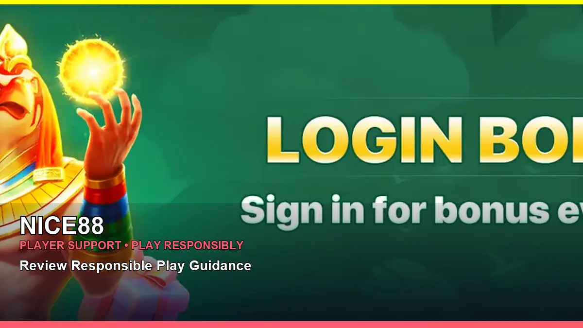 NICE88 player support and responsible gaming guide for Philippine players